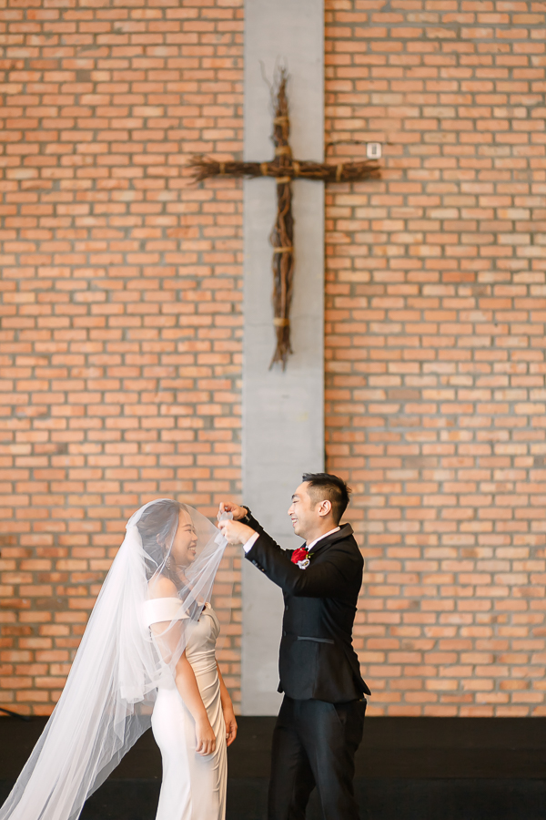 Sacramental holy matrimony ceremony, a divine union